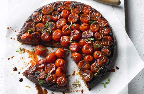 Sugardrop tomato tarte Tatin
