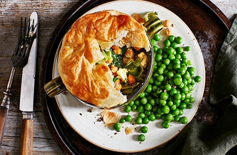 Image of "Leek and feta pie"
