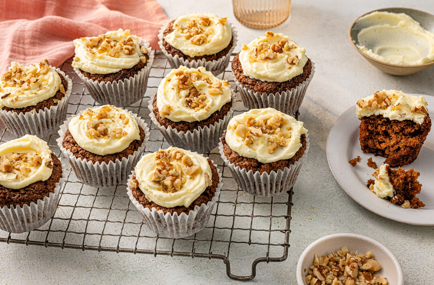 Carrot cake muffins