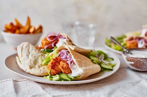 Image of "Chicken nugget pittas"