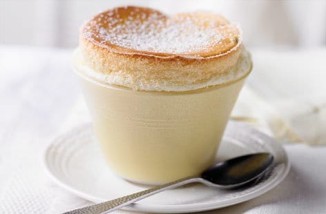 Image of "Coconut and lime soufflé"