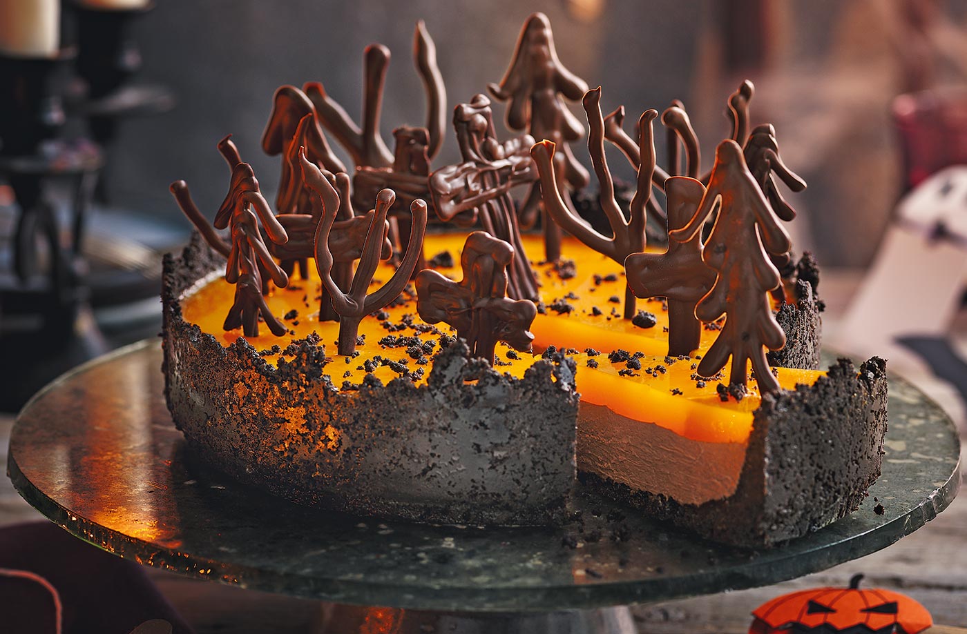 Chocolate orange cheesecake