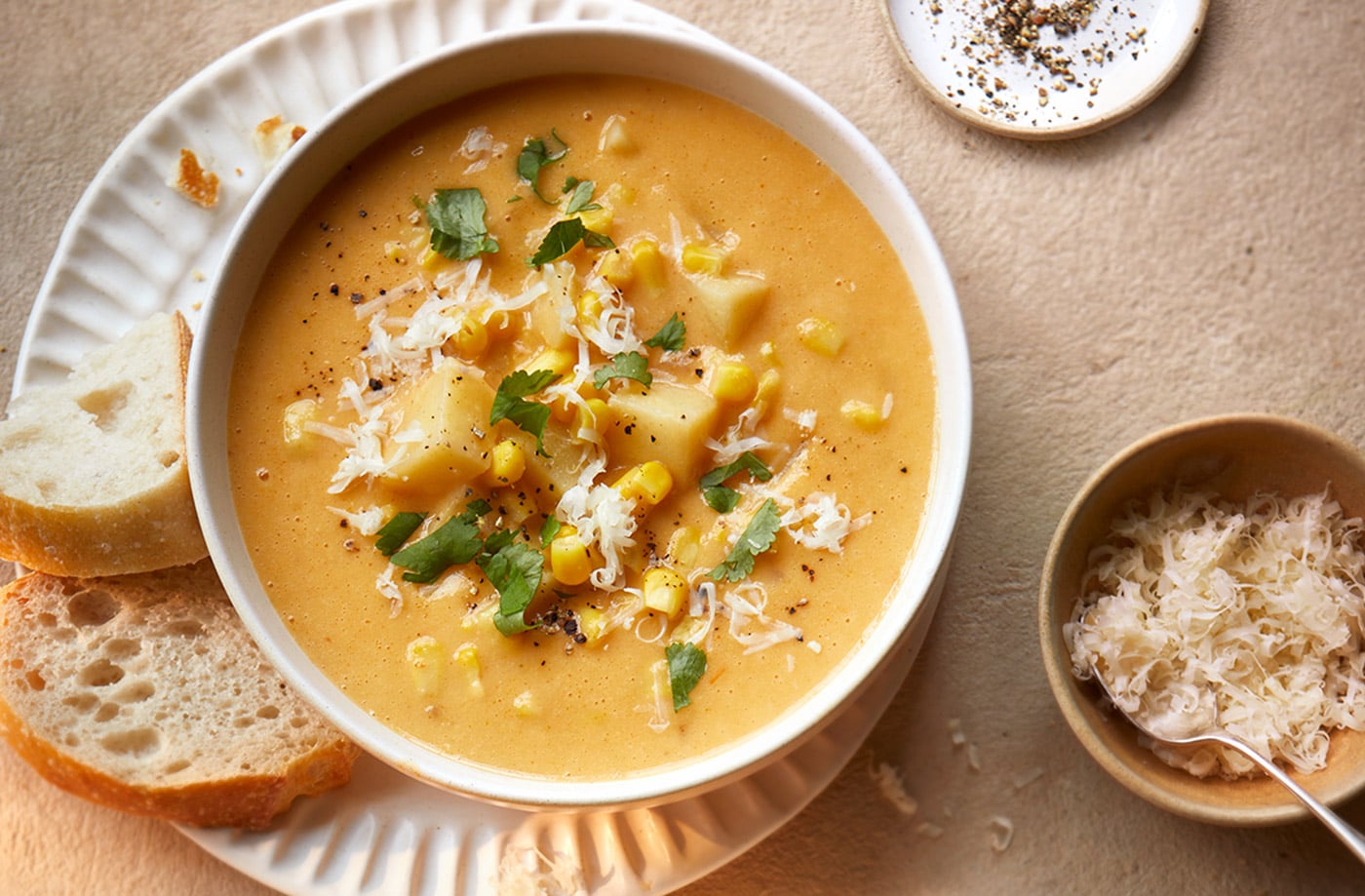 Chipotle and Cheddar chowder