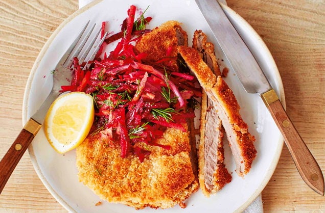 Beef schnitzel