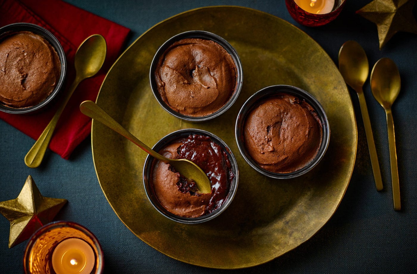 Speedy melt-in-the-middle chocolate fondant