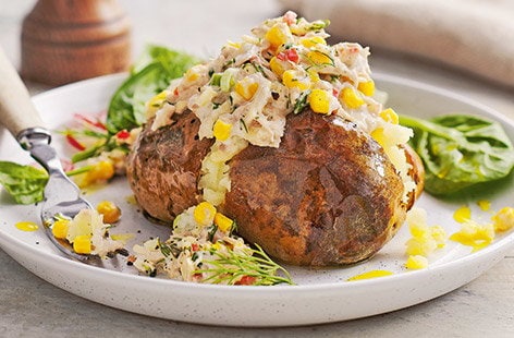 Image of "Tuna and sweetcorn jacket potatoes"