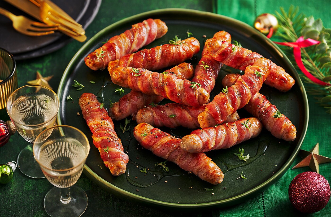 Air-fryer pigs in blankets