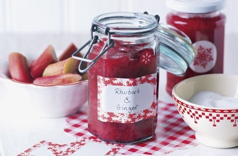 Image of "Rhubarb and ginger jam"