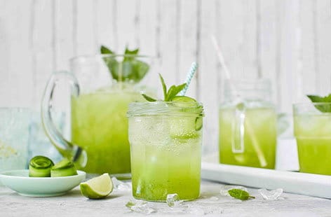 Image of "Cucumber, lime and elderflower coolers"