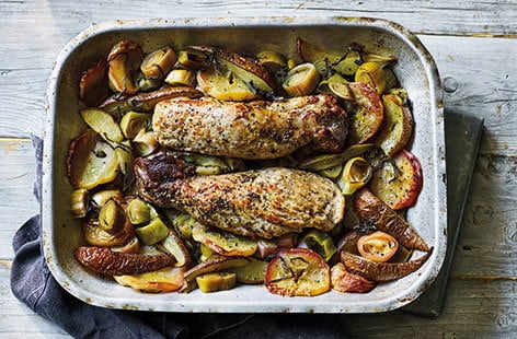 Image of "Pork with pear and cider"