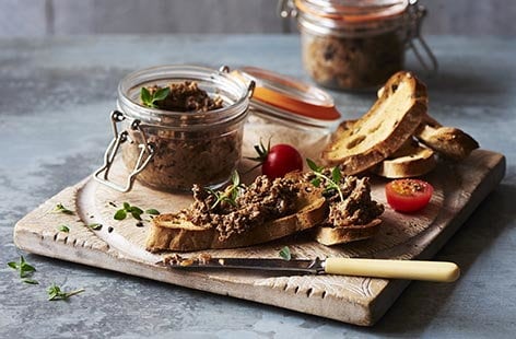 Image of "Vegan and gluten-free mushroom pâté"