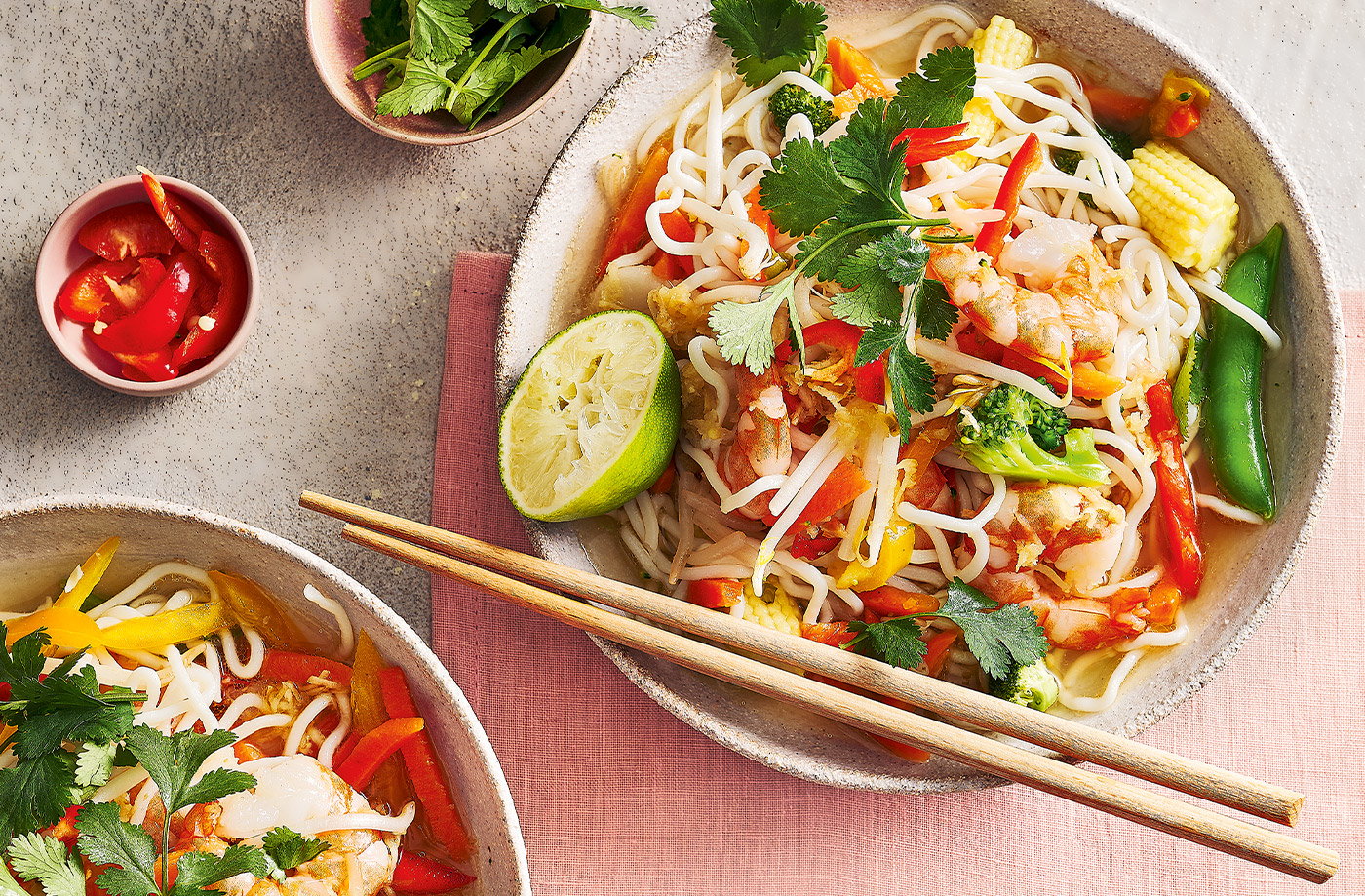 No-cook miso noodle pots