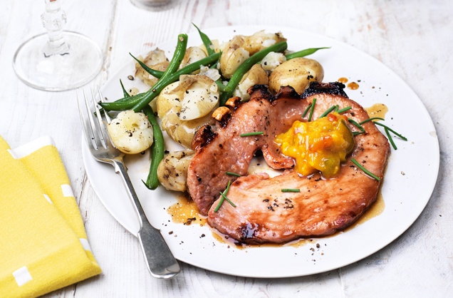Honey and mustard gammon