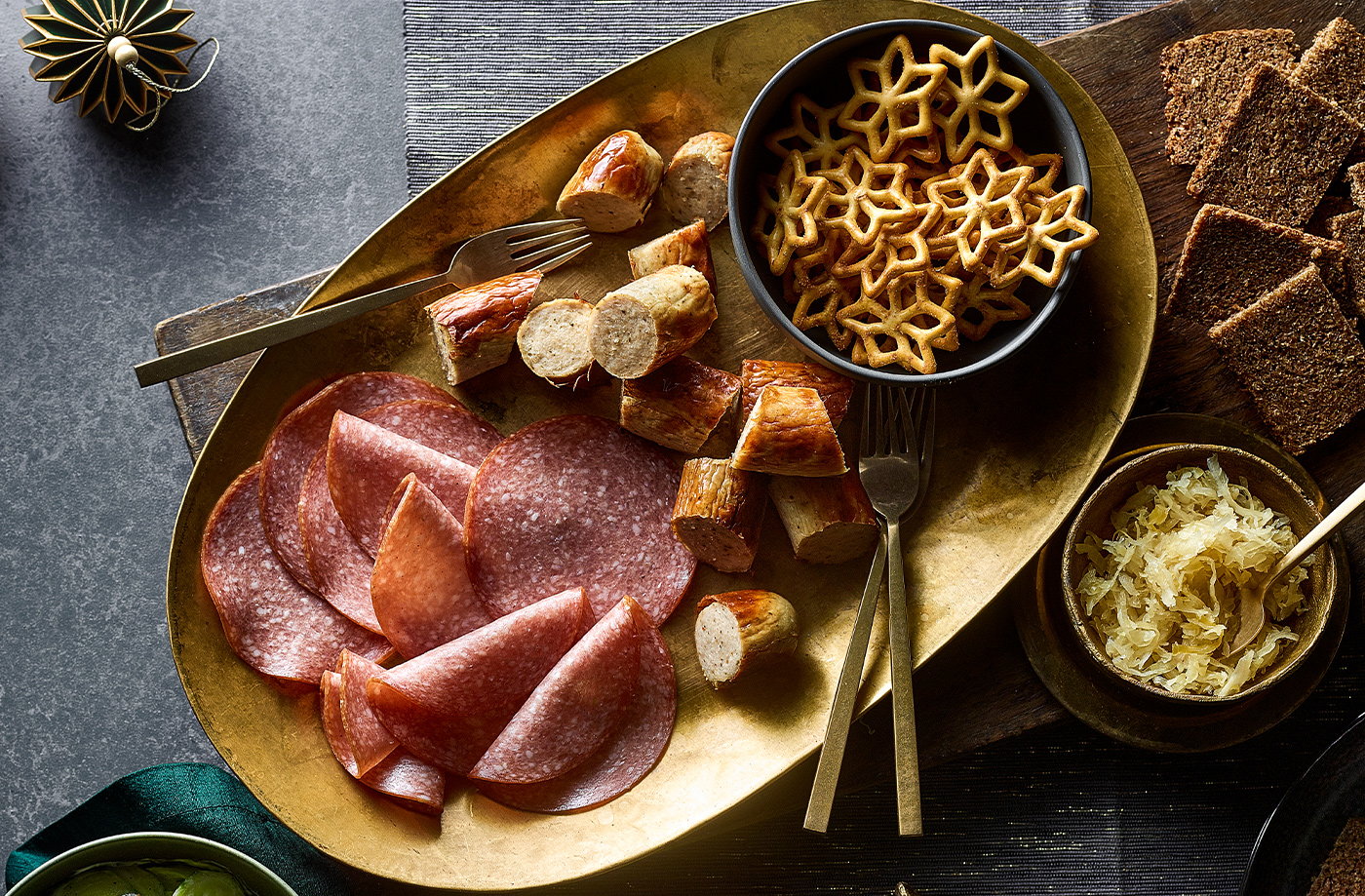 Christmas market platter