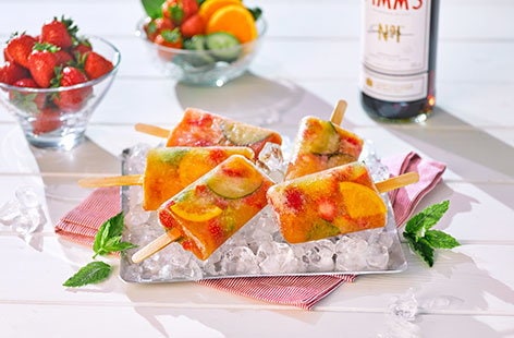 Image of "Pimm’s ice lollies"