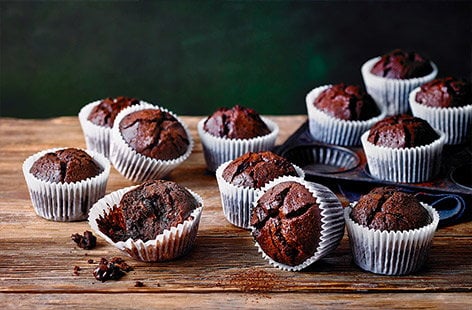 Image of "Mocha mayonnaise muffins"