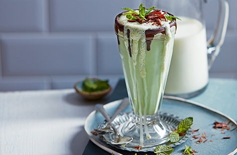 Image of "Mint chocolate milkshake"