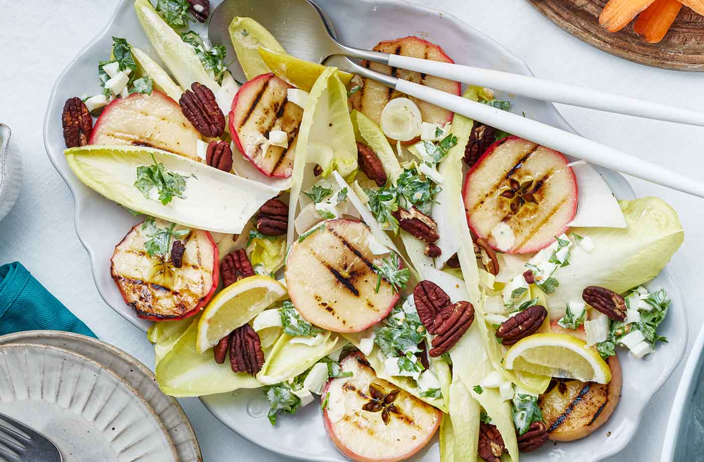 Chicory and red​ apple salad