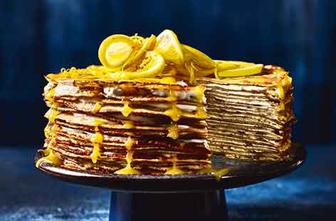 Image of "Lemon drizzle pancake cake"