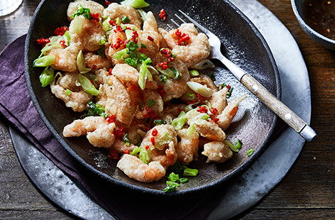 Image of "Salt and pepper prawns "