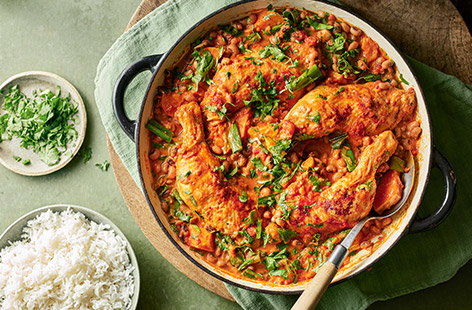 Image of "Peanutty chicken and sweet potato stew"