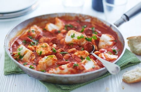 Image of "Cod and chorizo stew"