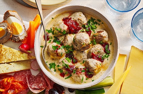 Image of "Swedish-inspired meatballs"