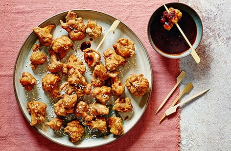 Image of "Smoky cauliflower popcorn"