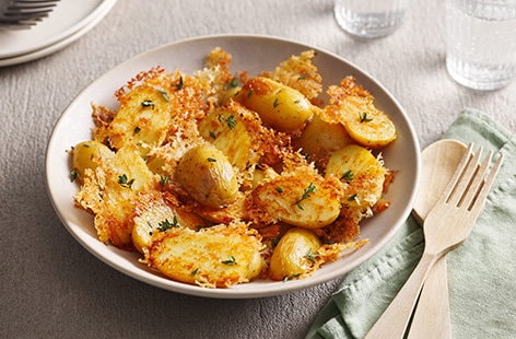 Image of "Parmesan-crusted potatoes"