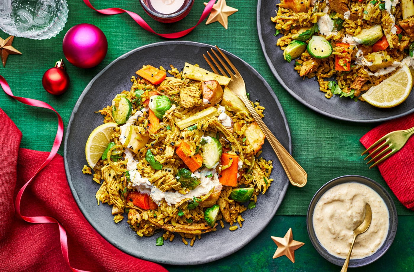 Leftovers biryani