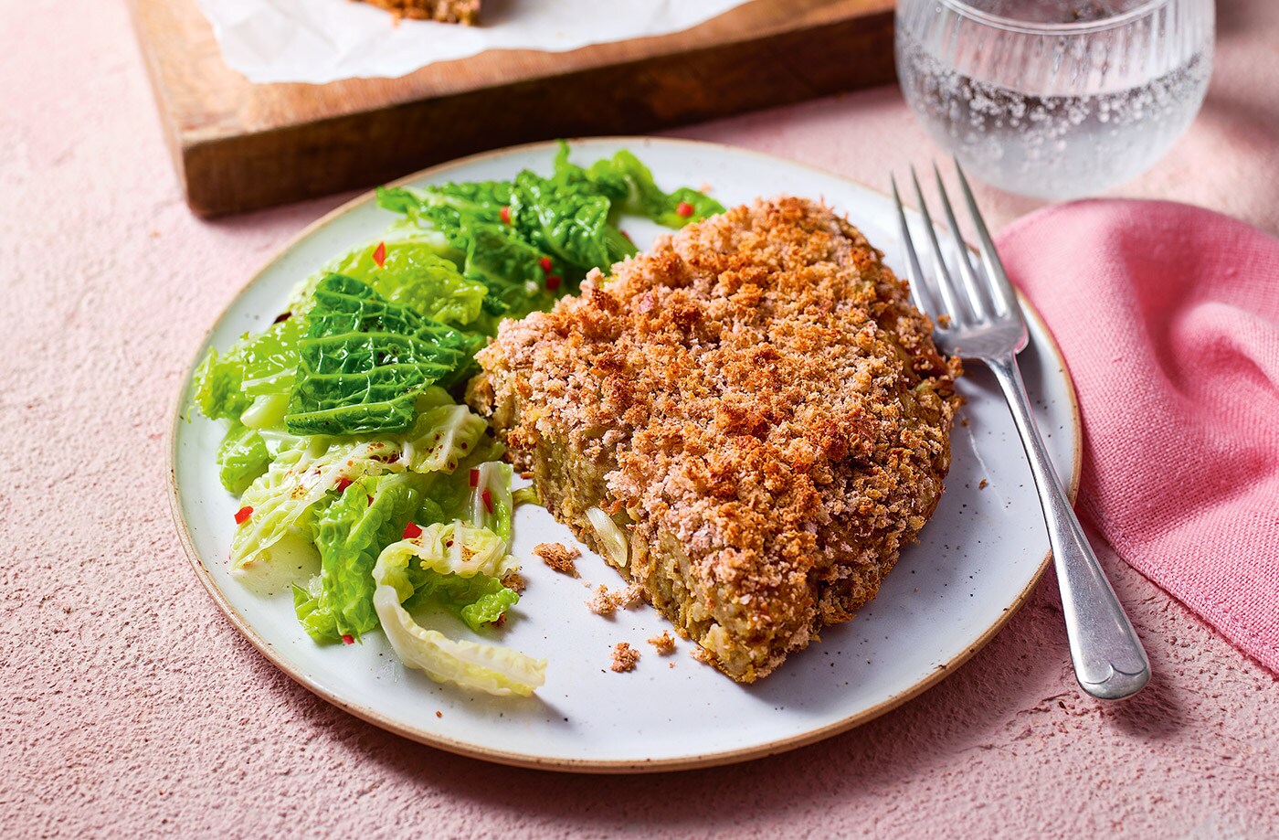 Giant katsu mackerel fishcake