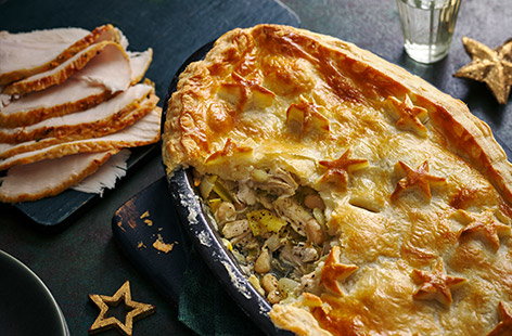 Image of "Turkey and cannellini pie"