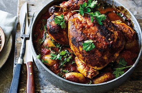 Image of "Bombay chicken one-pot roast"