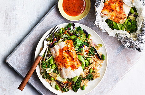 Image of "Asian fish parcels"