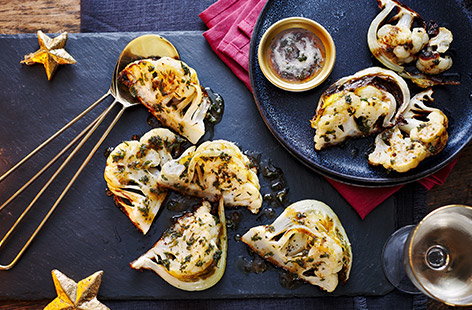 Image of "Sage and brown butter-basted cauliflower"