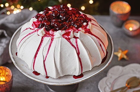 Image of "Cranberry Pavlova"