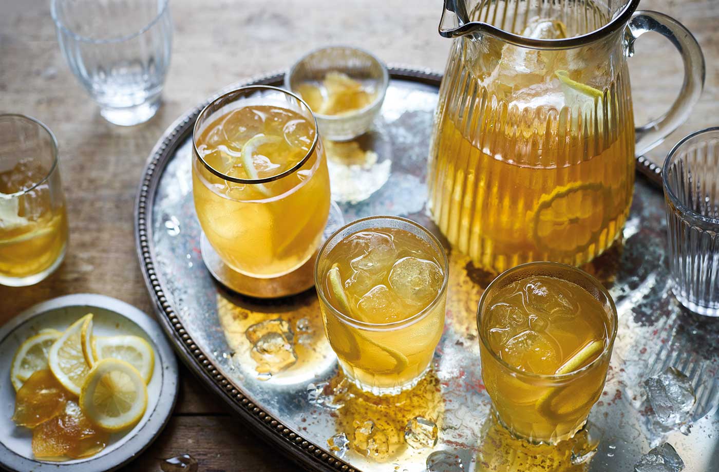 Fiery rum punch