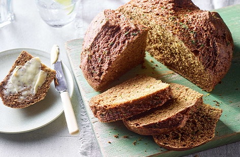 Image of "Slow-cooker soda bread with spring herbs"