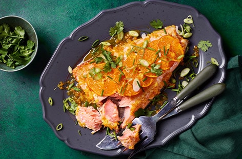 Image of "Clementine glazed salmon"