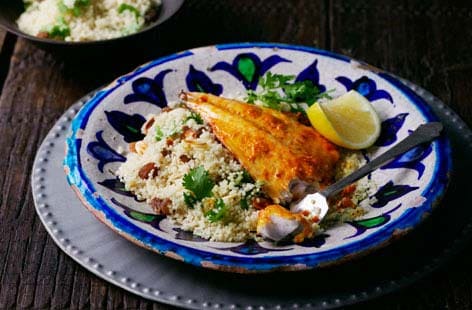 Image of "Spice-crusted sea bream fillets "