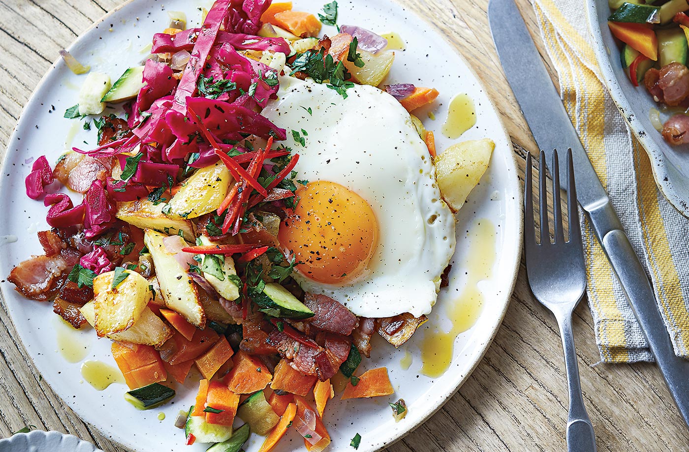 Full-of-veg hash
