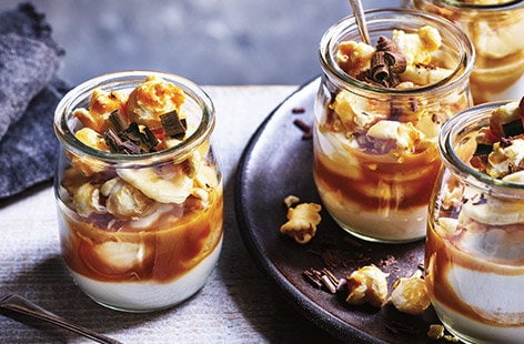 Image of "Banoffee yogurt pots"