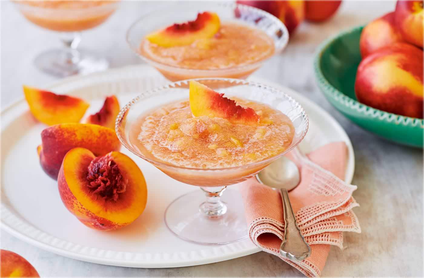 Nectarine frosé