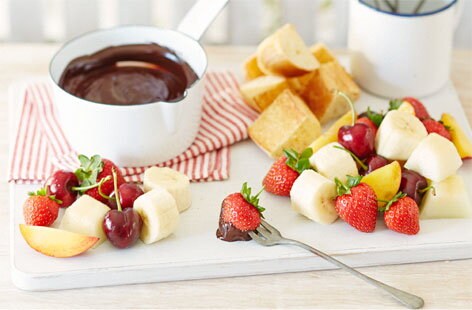 Image of "Salted caramel and chocolate fondue"