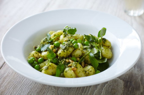 Image of "Pea and pesto gnocchi"