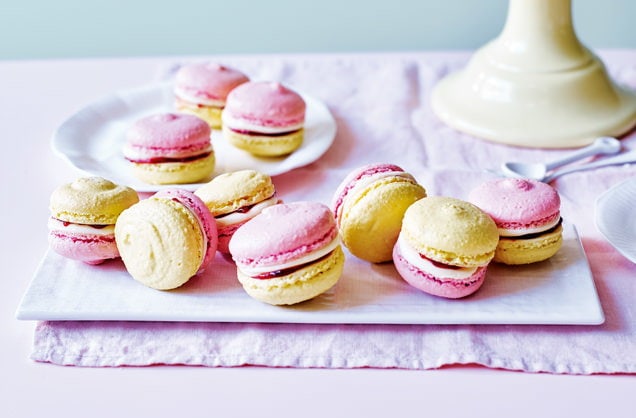 Battenberg macarons