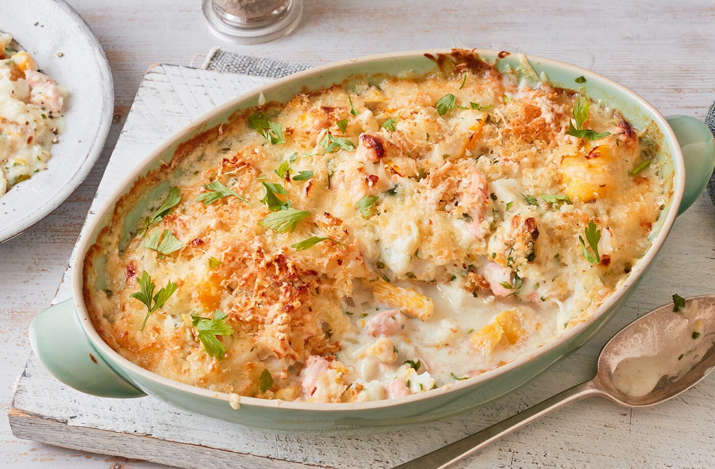 Smoky fish gratin​