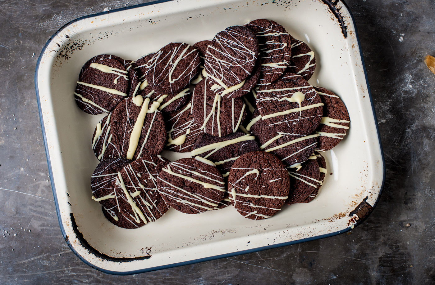 Vivek Singh's hot chocolate biscuits 