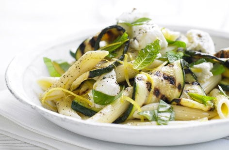 Image of "Courgette and ricotta herb pasta"