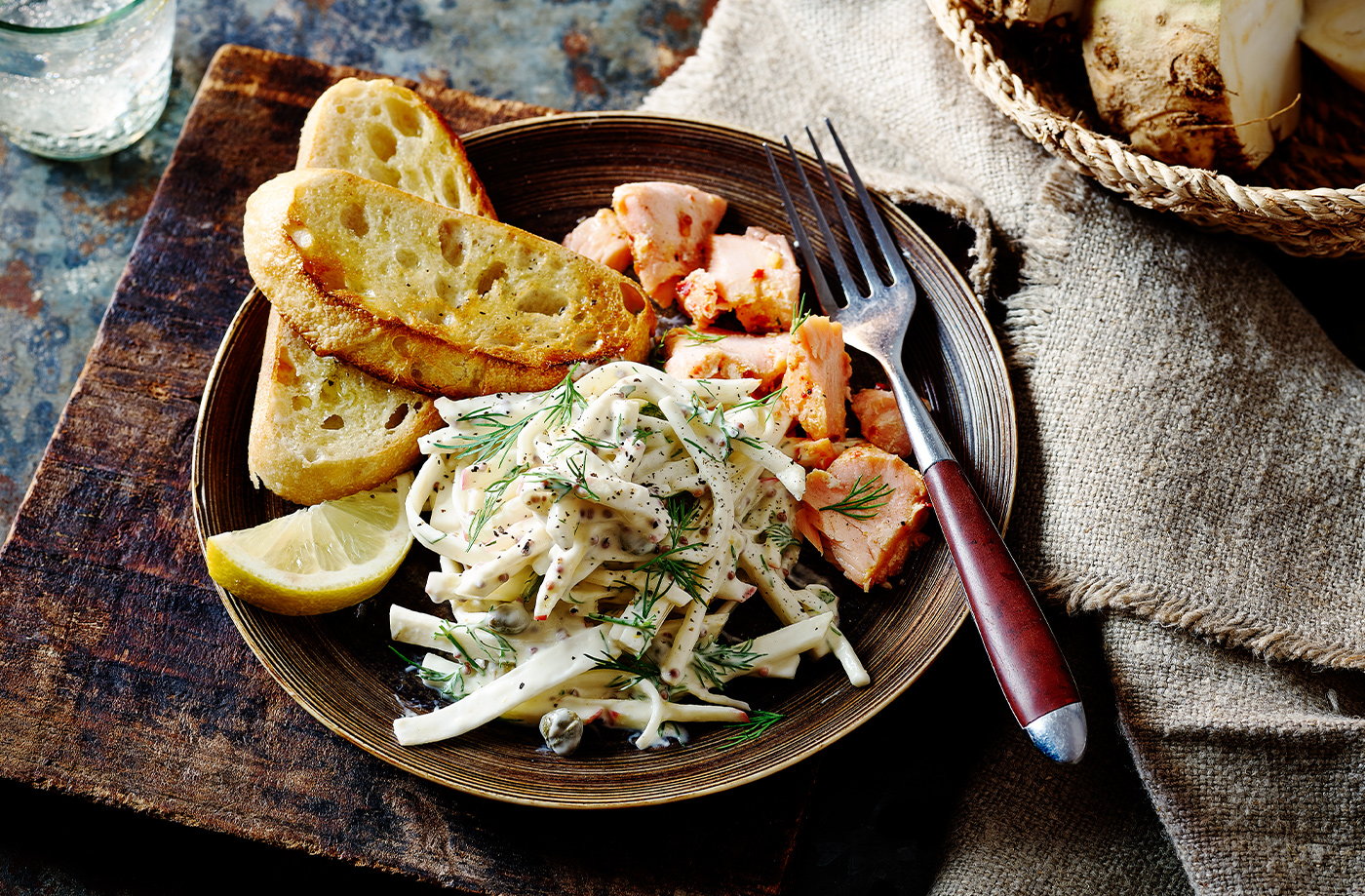 Celeriac and apple remoulade